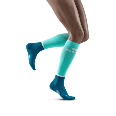Afbeelding van CEP Compression THE RUN Kniekousen, Dames, Maat: Large, Ocean petrol