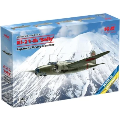 Afbeelding van 1:48 ICM 48195 Ki 21 Ib Sally Japanese Heavy Bomber Plastic Modelbouwpakket