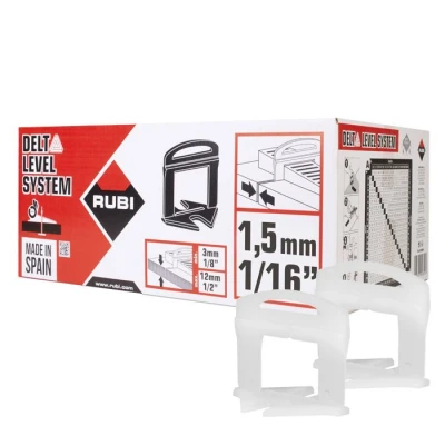 Afbeelding van Rubi Levelling Clips 1,5 mm 9600 stuks