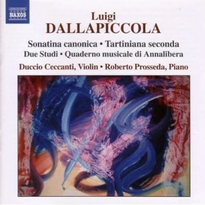 Afbeelding van Roberto Prosseda &amp; Duccio Ceccanti Dallapiccola: Complete Violin Works (CD)