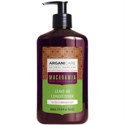 Afbeelding van Arganicare Macadamia Leave In Conditioner For Dry &amp; Damaged Hair Argan 400 Ml