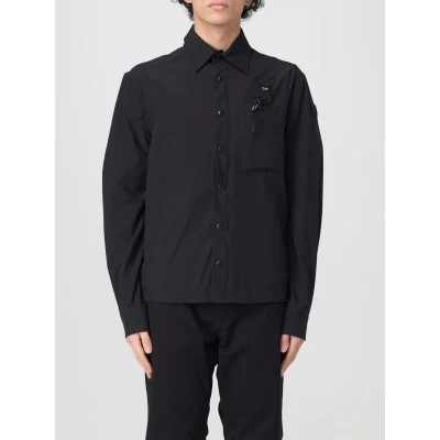 Afbeelding van Long Sleeve Utility Button Up Shirt Black Jackets
