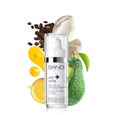 Afbeelding van Bandi Anti rimpel Oogcrème Met Koperpeptide Voor Donkere Kringen en Puffiness Intensieve Hydratatie Oogverzorging Cafeïne Verstevigende Verjongende Crème Vermoeide Ogen
