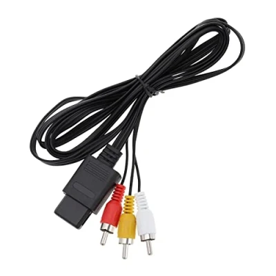 Afbeelding van EMSea 1 Stks AV Composiet Video Kabel Cord Vervanging Compatibel met Nintendo 64 N64/GameCube/SNES Draadkabels