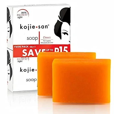 Afbeelding van Kojie San 2 Lightening Soaps van 65g, Authentieke en originele Soap met Kojic Acid (2 Soaps: 2x65g)