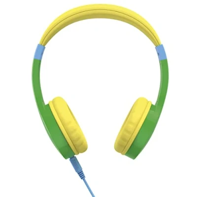 Afbeelding van Hama Kinderhoofdtelefoon met kabel (hoofdtelefoon voor kinderen volumebegrenzing tot 85 dB, vanaf 4 jaar, on ear hoofdtelefoon jack tablet, Toniebox, flexibele, verstelbare hoofdband)