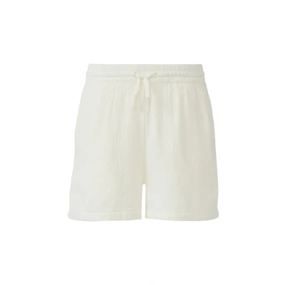 Afbeelding van QS Shorts, Dames, Maat: 32, Ecru