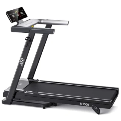 Afbeelding van Senz Sports M1500 Loopband Groot LED display Incl. Tablethouder Opklapbaar Hellingshoek instelbaar 1 16 km/u 36 Trainingsprogramma&#039;s voor thuis