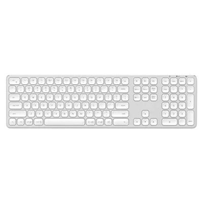 Afbeelding van SATECHI Aluminium Draadloos Bluetooth Toetsenbord Met Numeriek Toetsenblok Voor M2/M1 Macbook Pro/Air, iPad M2 Mac Mini, iMac M1 (Layout US Engels QWERTY)