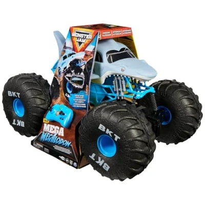 Afbeelding van Monster Jam RC officiële Mega Megalodon all terrain Truck met afstandsbediening schaal 1:6