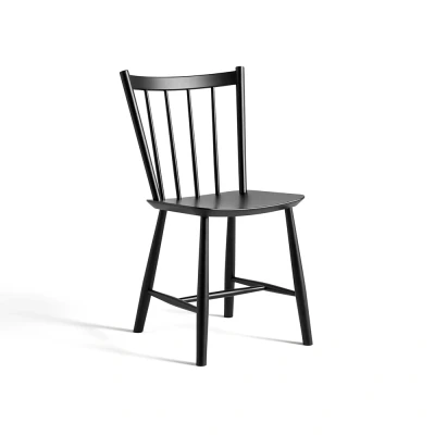 Afbeelding van HAY J41 stoel Black lacquered beech