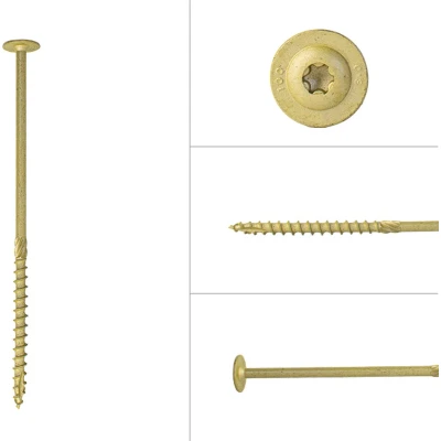 Afbeelding van Tellerkopschroeven gecoat voor eiken en garapa hardhout 8 x 260 mm Torx 40 Per Stuk