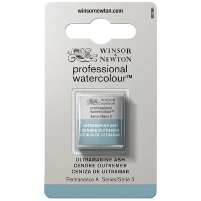 Afbeelding van Winsor &amp; Newton 0101424 Professional Watercolour Ultramarine Ash, 1/2 nap aquarelverf, levendige kleuren in kunstenaarskwaliteit, hoge kleurglans en helderheid, lichtecht