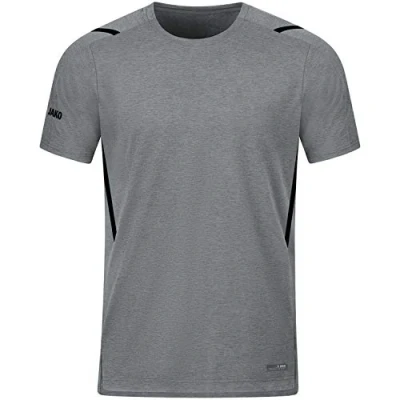 Afbeelding van T shirt Challenge Steengrijs gemeleerd/zwart / 128