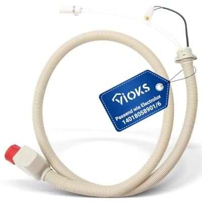 Afbeelding van VIOKS Aquastop slang vaatwasser 1,5 m vervanging voor AEG Electrolux 140180589016 80725060474 8072506176 toevoerslang vaatwasser/Aquastop Smeg Juno