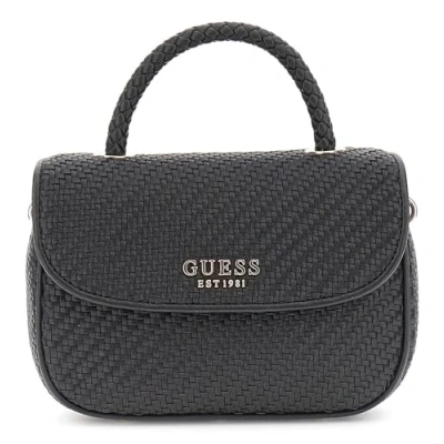 Afbeelding van GUESS Mirema Top Handle Flap Bag Black