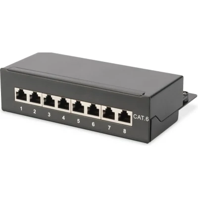 Afbeelding van NICZ Patchfeld Desktop Cat6 8Port sw. Digitus