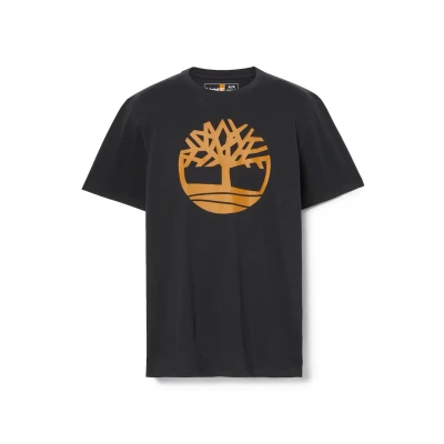 Afbeelding van Timberland Kennebec River TREE Tshirt print, Heren, Maat: Large, Black wheat boot