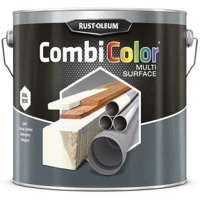 Afbeelding van rust oleum combicolor multi surface zijdeglans ral 9010 wit 2.5 ltr