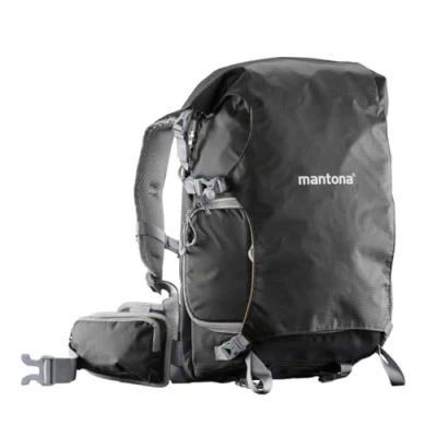 Afbeelding van Mantona 20586 ElementsPro 30 Outdoor rugzak (incl. afneembare heupriem en regenhoes, geschikt voor DSLR of systeemcamera uitrusting) zwart, 480mm