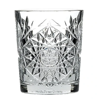 Afbeelding van Libbey Hobstar Shot Bril 2oz/60ml Set van 6 Vintage Cut Glass Shooter Bril,