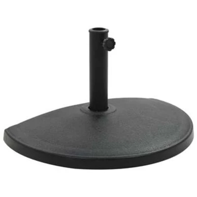 Afbeelding van Parasolvoet halfrond 15 kg polyresin zwart