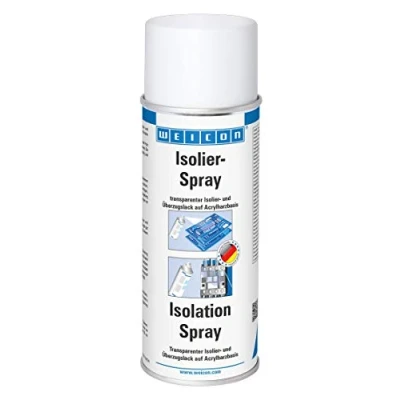 Afbeelding van WEICON Isoleer spray 400 ml, transparante insoleerlak op acrylharsbasis