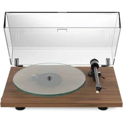 Afbeelding van Pro Ject T2W Rainier streaming Platenspeler Multiroom technologie WiFi Moderne Vinyl Speler Walnoot