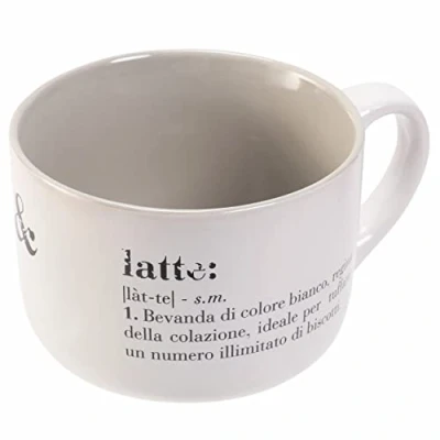 Afbeelding van Victionary Jumbo Mok Latte &amp; Koekjes van steengoed 520 ml
