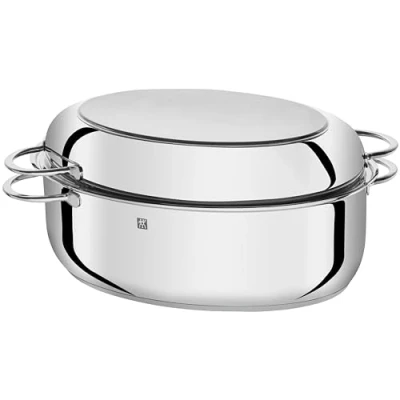 Afbeelding van ZWILLING Braadpan met deksel, geschikt voor inductie, roestvrij staal, 8,5 liter, plus