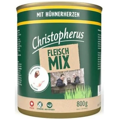 Afbeelding van Christopherus vleesmix 6x800g kippenhartjes