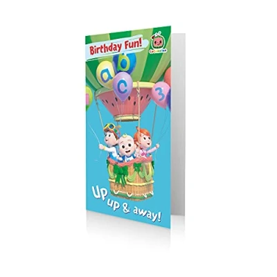 Afbeelding van Danilo Promotions Limited CoComelon Verjaardagskaart, Verjaardagsplezier, Multi,9 x 5&quot;