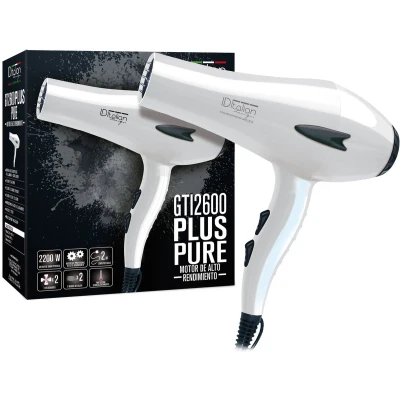 Afbeelding van Italian Design Electrical Items GTI2 2600 Dryer PURE PLUS Hair Styling Tool, Maat: One Size, White