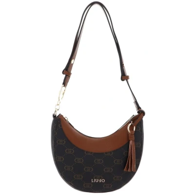 Afbeelding van LIU JO schoudertas Cirry Hobo Bag Ginger Bread donkerbruin