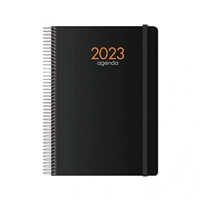 Afbeelding van Agenda SYNCRO DOHE 2024 Jaarlijks Zwart 15 x 21 cm