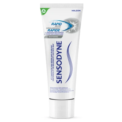 Afbeelding van Sensodyne Tandpasta Rapid Relief Whitening, 75 ml