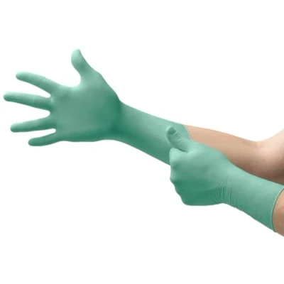 Afbeelding van Ansell NeoTouch 25 201 Neopreen handschoenen, voedselverwerking, Groen, Maat 6.5 7 (Doos met 100 handschoenen)