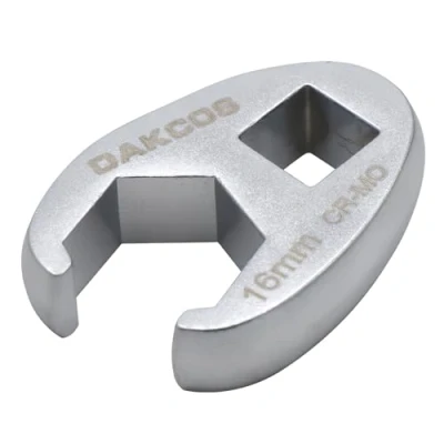 Afbeelding van DAKCOS Crowfoot Spanner, 3/8&quot; Drive Flare Moer 16mm, Chroom Molybdeen Staal
