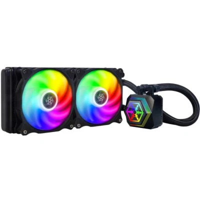Afbeelding van Silverstone PF240 ARGB Processor Alles in één vloeistofkoeler 12 cm Zwart 1 stuk(s)