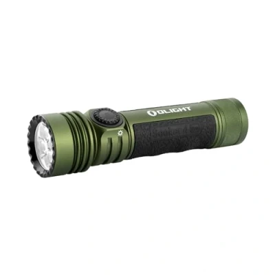 Afbeelding van OLIGHT Seeker 4 Pro LED zaklamp met holster, 4600 lumen 260 meter, USB C oplaadbare zaklamp, 15 dagen batterijduur, draagbare voor dagelijks gebruik, buiten (groen koel wit)