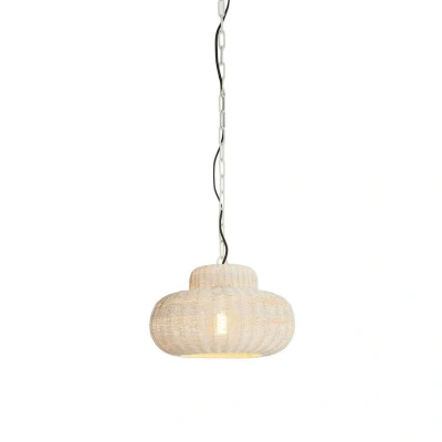 Afbeelding van Light &amp; Living Hanglamp Piedra Wit Ø35cm Modern Hanglampen Eetkamer, Slaapkamer, Woonkamer