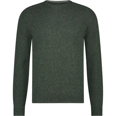 Afbeelding van State Of Art Trui Donegal Melange Donkergroen maat XXL Heren Pullover met Regular fit Pasvorm Polyester