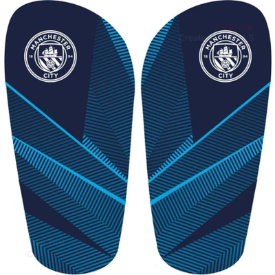 Afbeelding van Manchester City instap scheenbeschermer maat junior lichaamslengte 150 180 centimeter