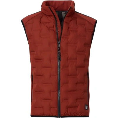 Afbeelding van Casa Moda Bodywarmer Brique maat XL Heren met Regular fit Pasvorm Polyester Suitable Herenkleding