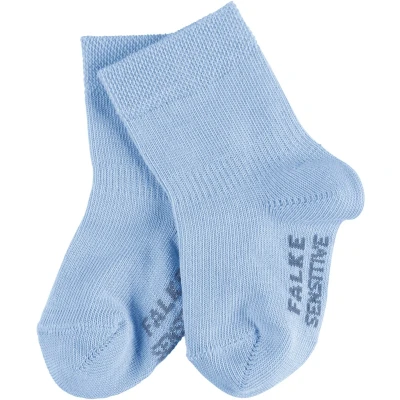Afbeelding van Falke BABY Sensitive SOFT TOP Sokken voor kinderen, Maat: 50/56, Crystal bl