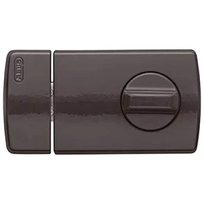 Afbeelding van ABUS Extra deurslot 2110 met draaiknop, bruin, 56031