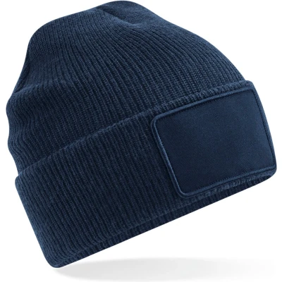 Afbeelding van Beechfield Thinsulate muts met afneembare patch B540 Navy