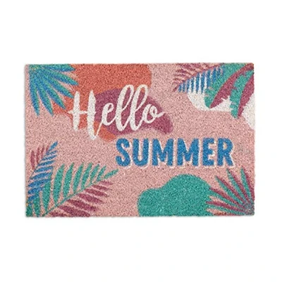 Afbeelding van Relaxdays deurmat kokos 40x60 cm kokosmat hello schoonloopmat entreeemat antislip