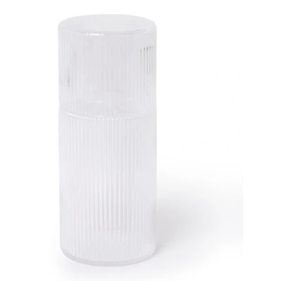 Afbeelding van Ferm LIVING Ripple karaf set Transparant
