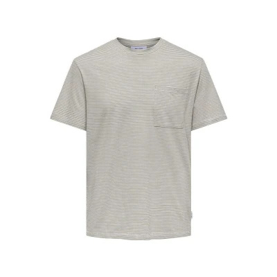 Afbeelding van Only &amp; Sons Onsbale Reg Ss Tee 22025680 Donker Beige Heren The Stone